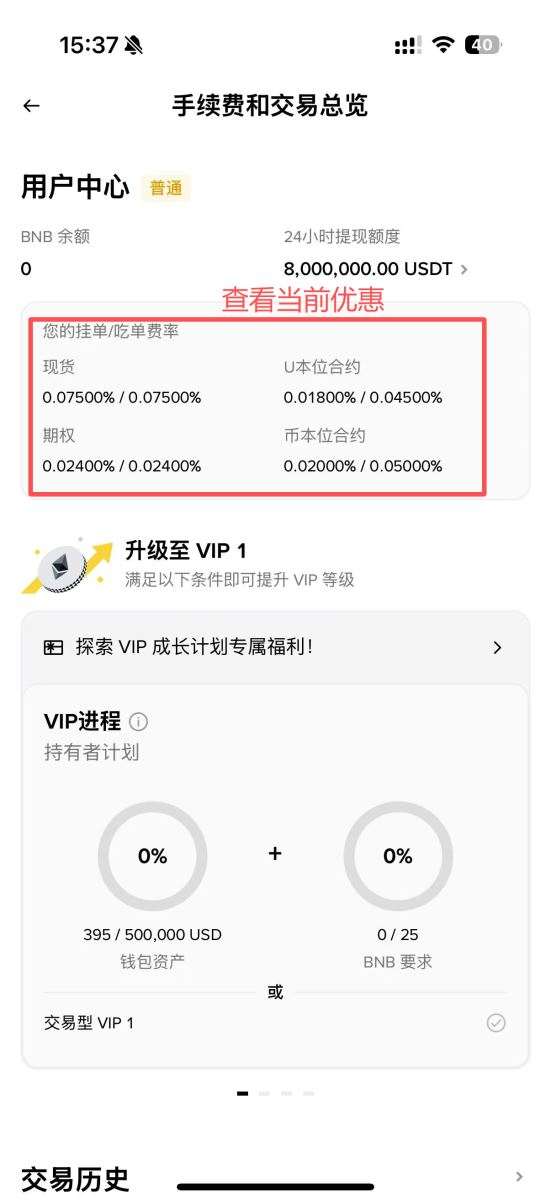 如何确认自己的币安VIP 等级_图4