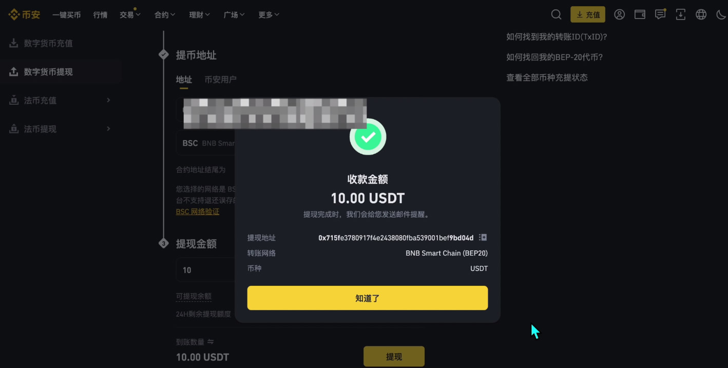Bybit交易所充值/入金/提现教程(电脑版)_图6