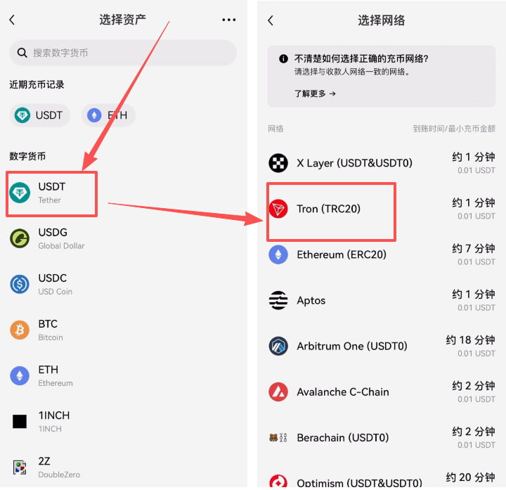 如何找到交易所里的收币地址?_图2