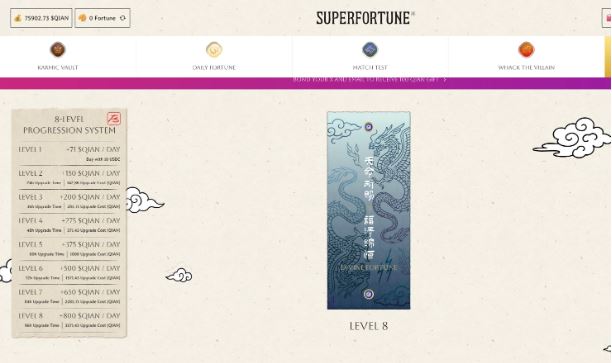 SUPERFORTUNE关键组件