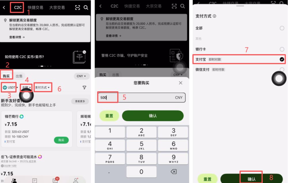 欧易购买和出售USDT