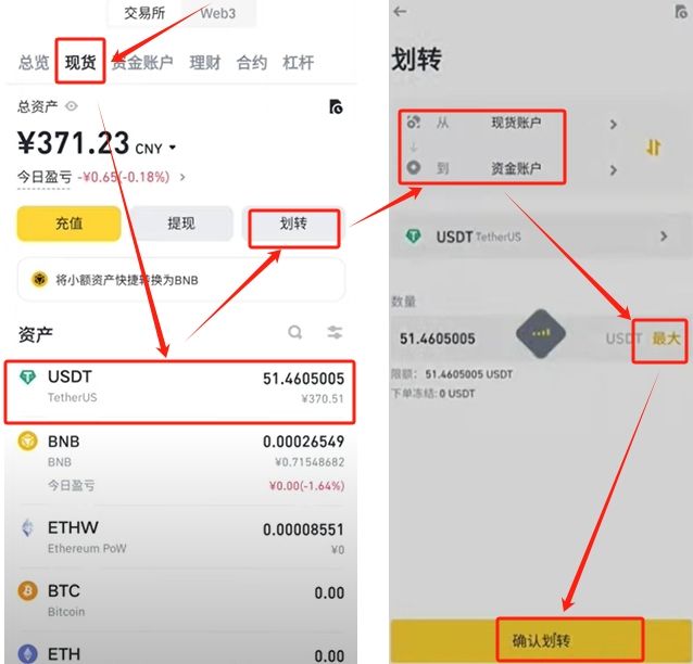 币安出金流程