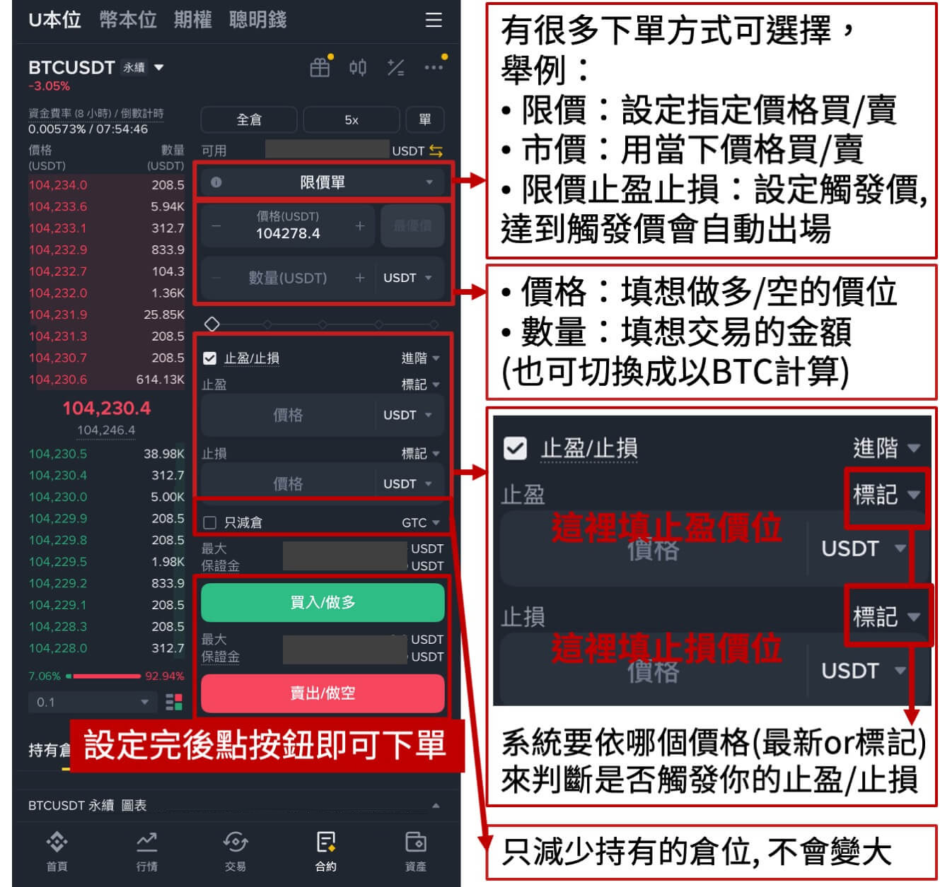 了解合约交易介面_图4