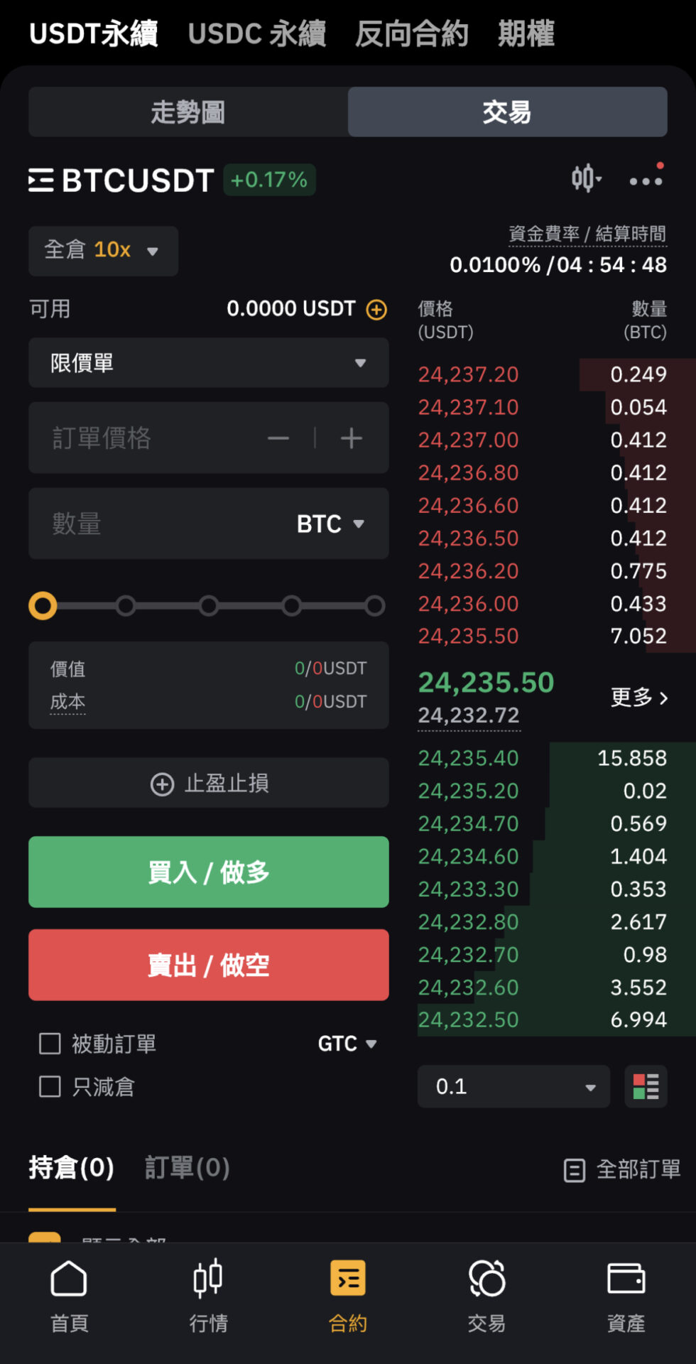Bybit 合约下单流程_图3