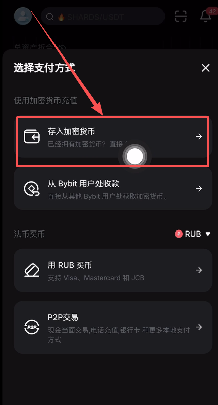 Bybit如何充值，完成第一次首笔充值_图2