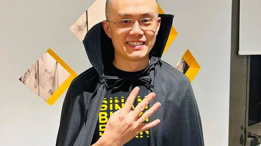解读币安CEO赵长鹏手势“4”：象征专注与长期主义
