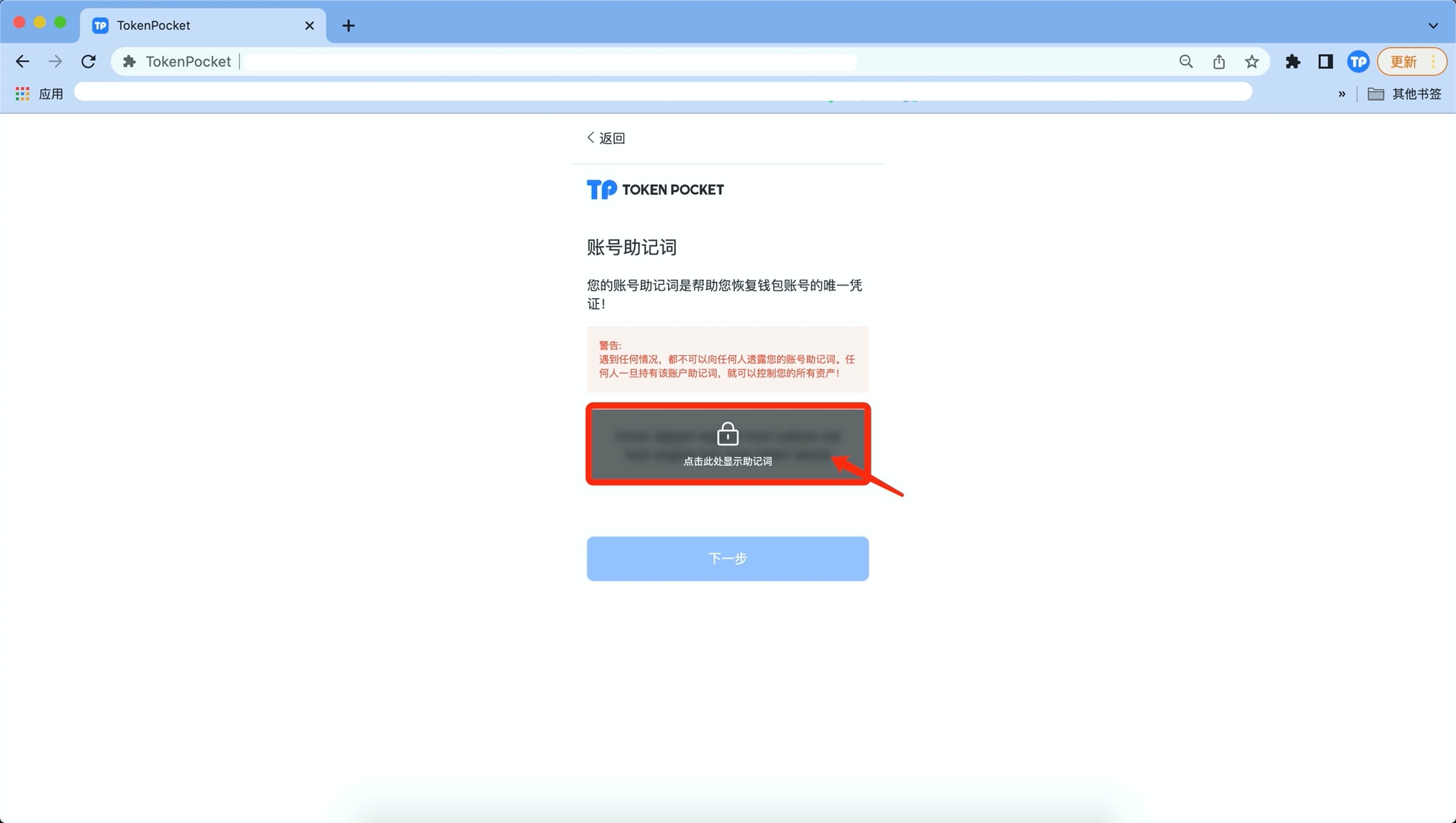 在TokenPocket插件钱包导入钱包：_图6