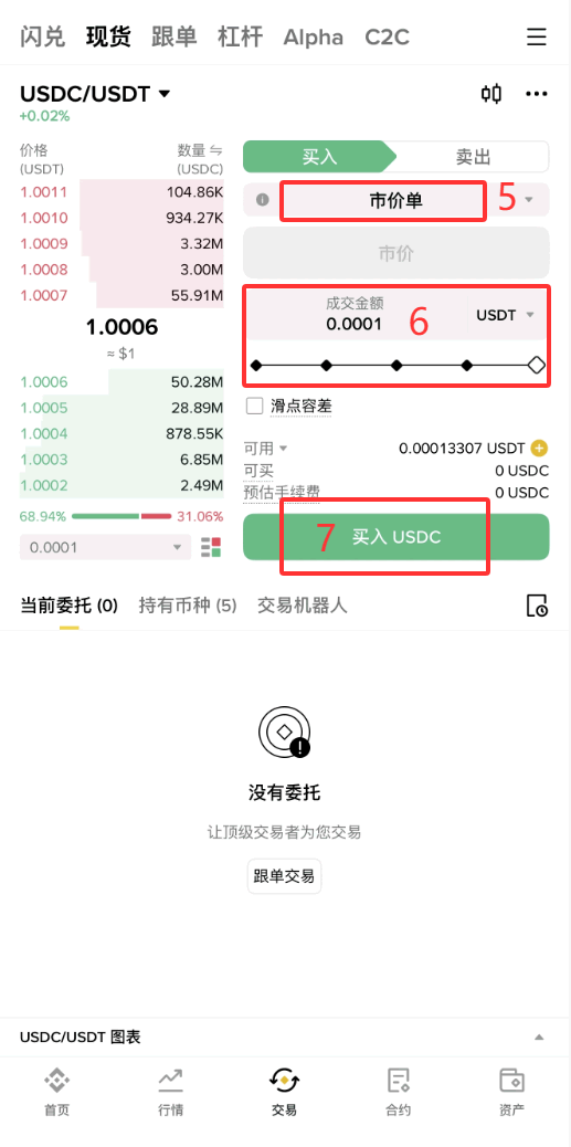 币安（Binance）购买USDC完整教程（2026最新）