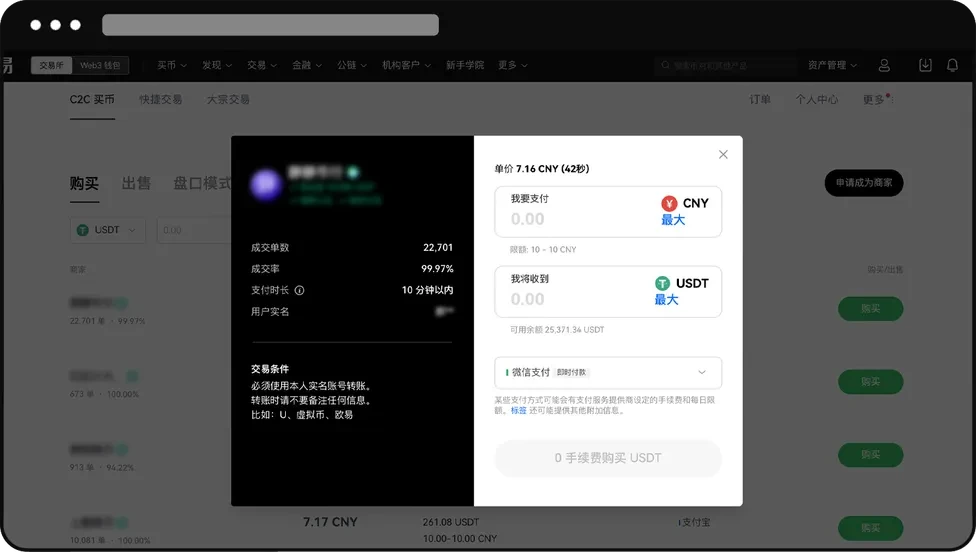 欧易无法进行C2C交易的原因
