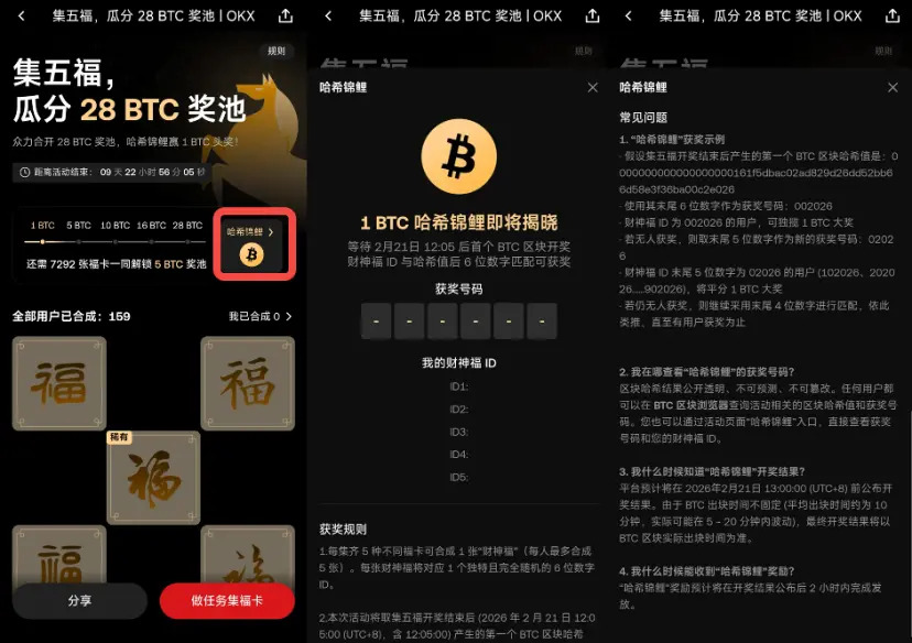 OKX迎财神春节活动火热开启，速览攻略参与瓜分1000万U奖池