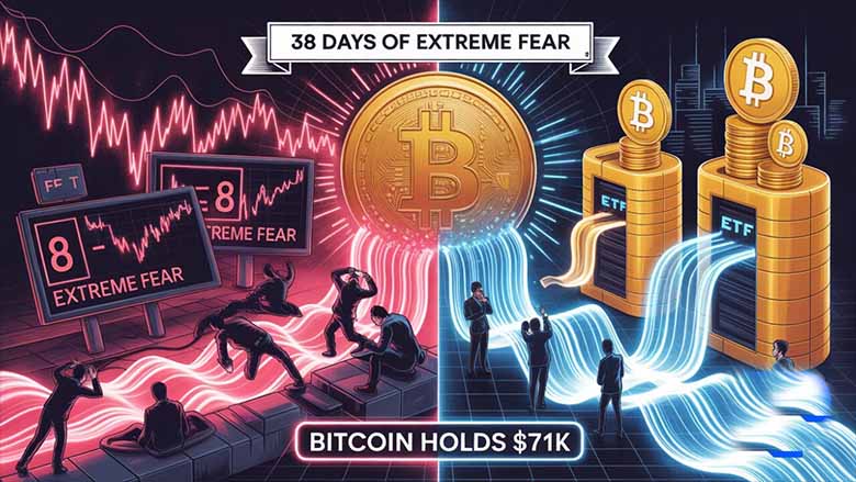 BTC坚守7.5万美元大关：恐惧指数连跌38天，市场韧性尽显