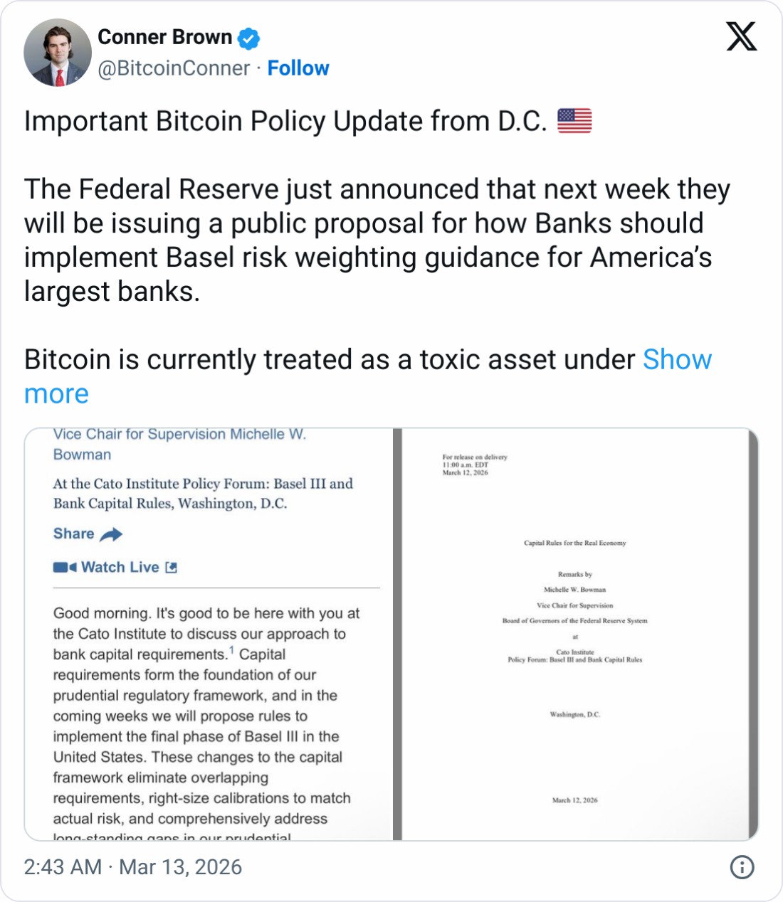 比特币团体对抗巴塞尔“有毒”加密定性
