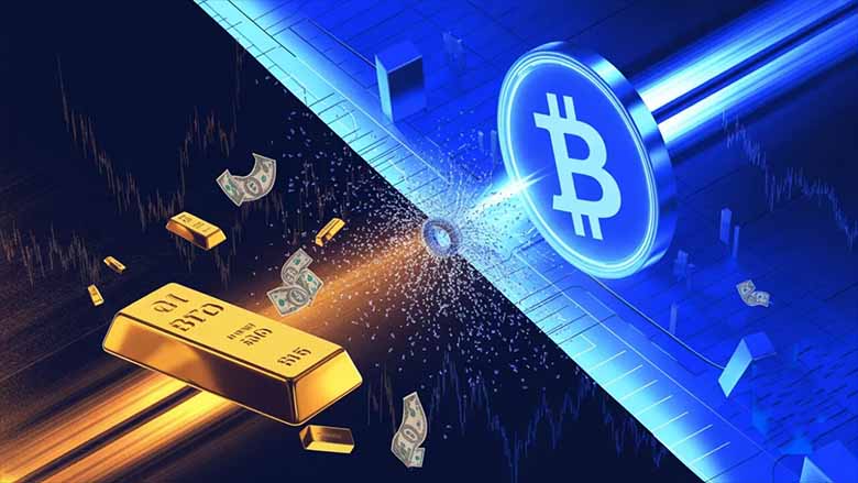 比特币重回 7 万美元：资金是否正在从黄金转向加密货币？