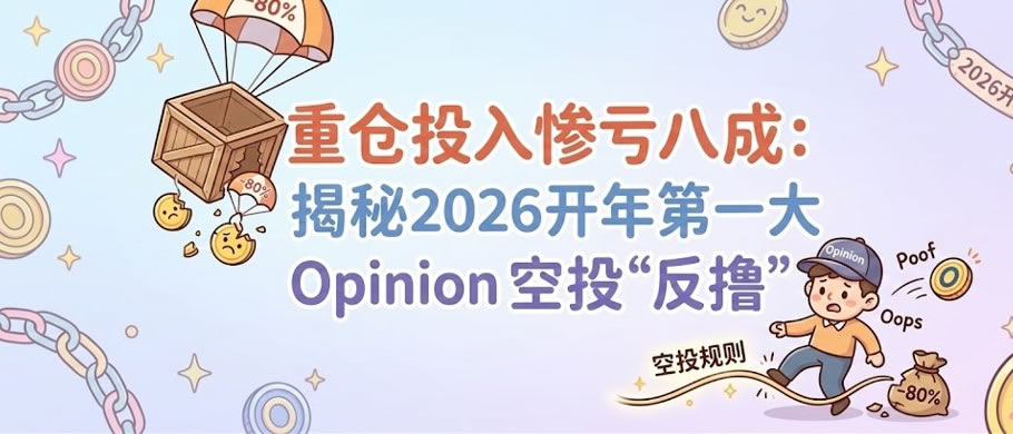 Opinion空投引发众怒：20万投入换1000美元，TGE解锁比例成导火索