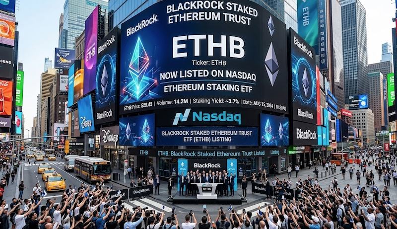 ETHB信托ETF正式挂牌，以太坊价格重返月度均线