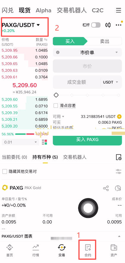 PAXG合约交易怎么玩?_图3