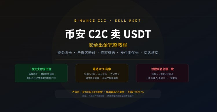 币安C2C出金教学
