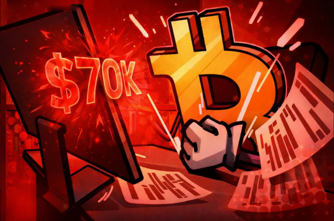 加密业务:比特币(BTC)国债跌破7万美元,后续走势待察