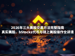 2026年美股交易全景解析：真股、bStocks与链上资产的区别全解