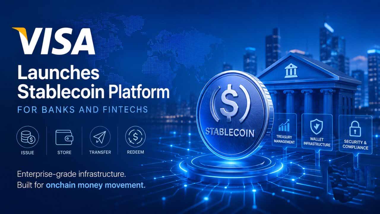 巨头布局链上支付：Visa推出面向银行和金融科技公司的稳定币平台