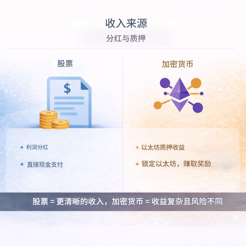 加密货币交易与股票交易:主要区别、收益和风险(2026 年指南)