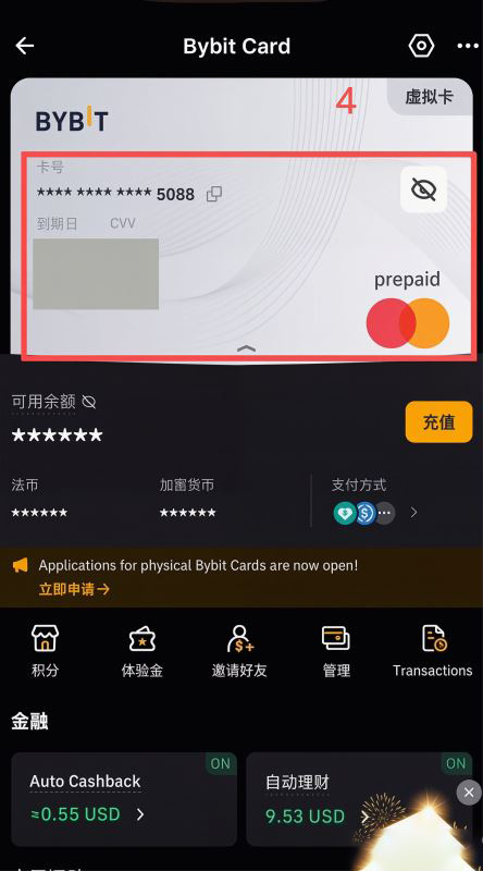 卡申请下来之后,怎么查看卡片信息?_图7