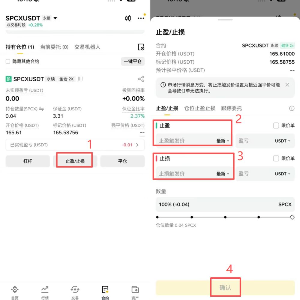 怎么设置止盈止损？