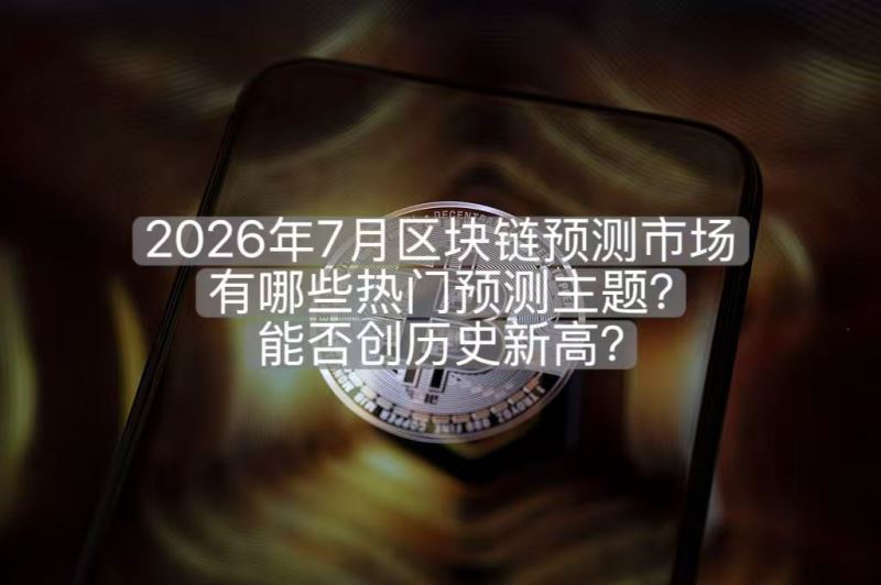 2026年7月区块链预测市场有哪些热门预测主题？能否创历史新高？