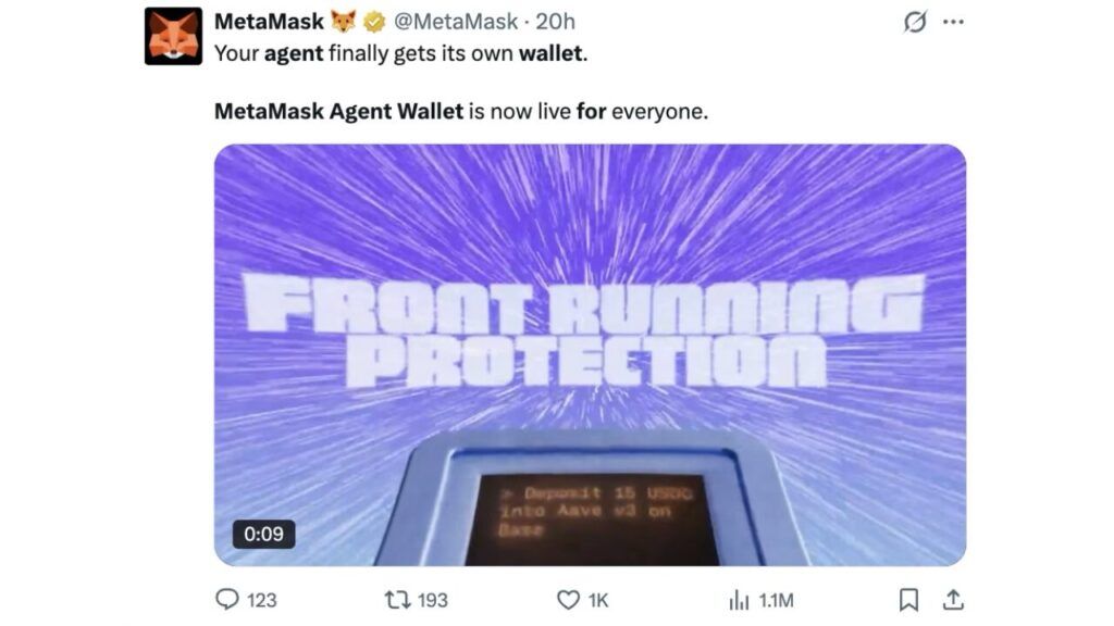 MetaMask推出代理钱包：实现安全自主的AI交易