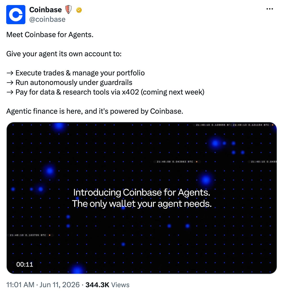 币安上线Agent OS开发平台,AI代理可执行加密交易,用户管控账户权限