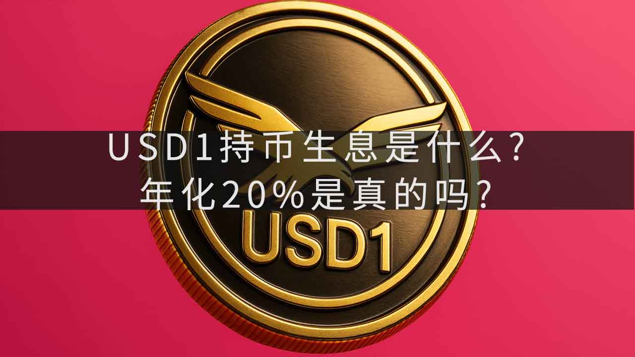 USD1持币生息是什么?年化20%是真的吗?