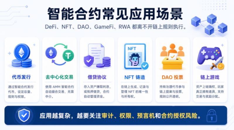 智能合约有哪些应用？