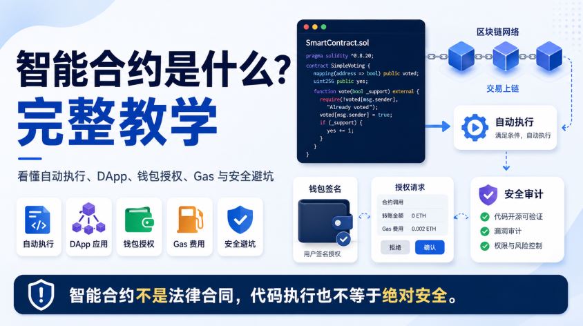 什么是智能合约？智能合约的类型有哪些？2026智能合约完整教学