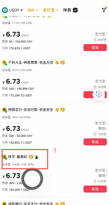 卖出时如何选择商家？