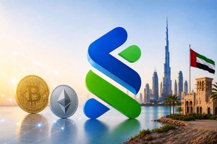 渣打银行阿联酋上线 BTC、ETH机构现货交易,成为首家入局的银行