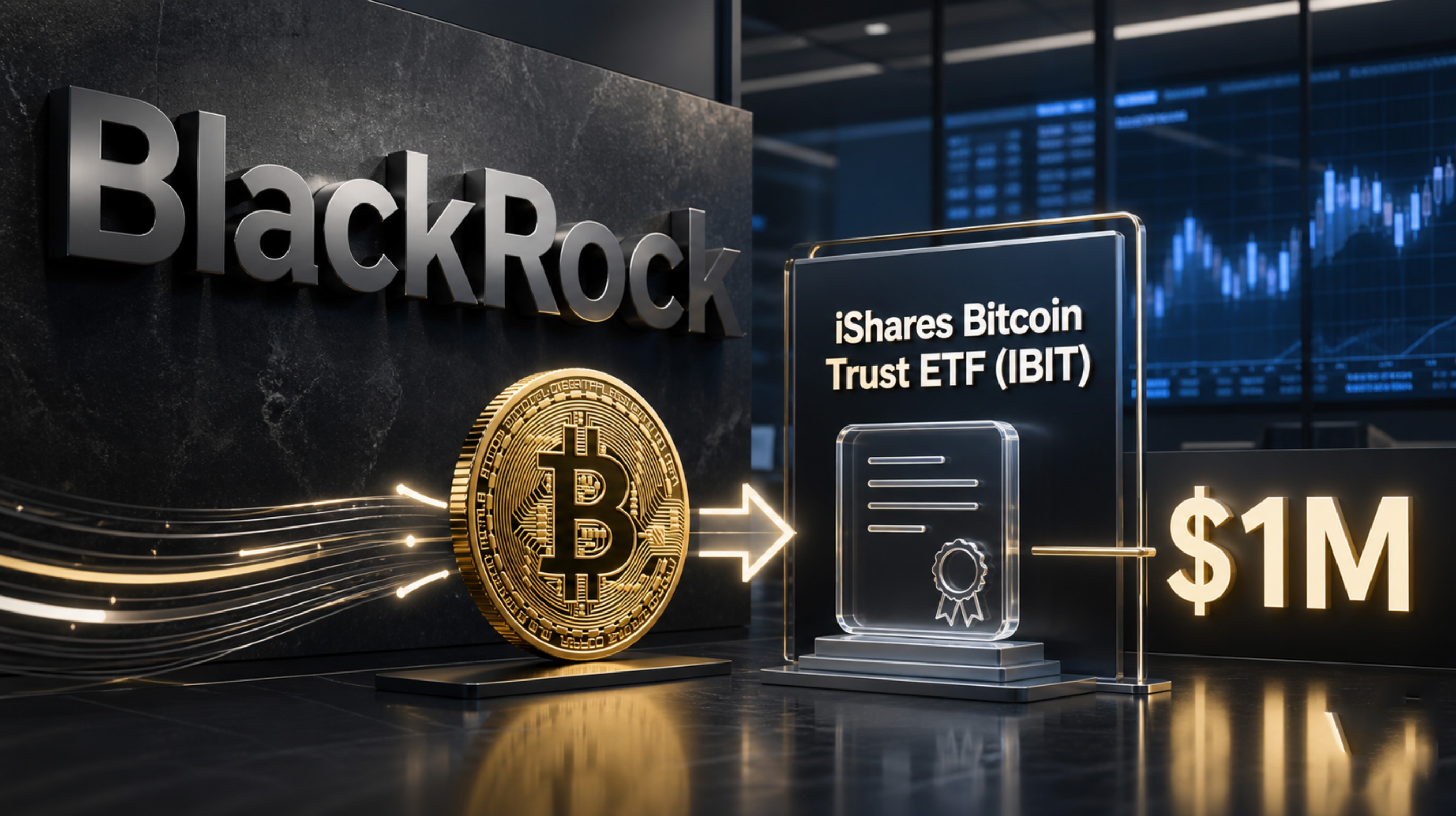 贝莱德降低比特币ETF 掉期下限，扩大巨鲸投资者的参与范围
