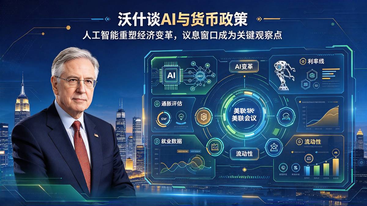 沃什称AI深远变革，两月议息会重要
