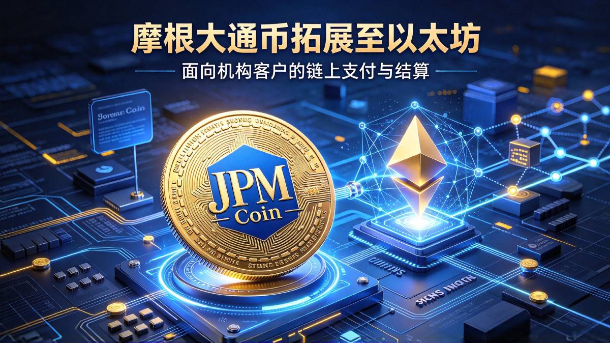 摩根大通JPM Coin接入以太坊